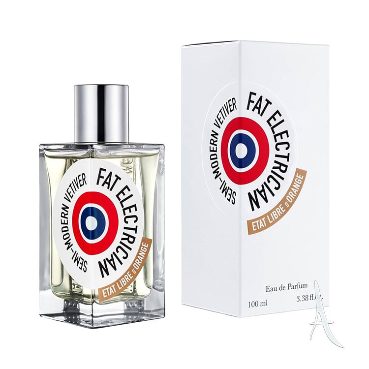 ETAT LIBRE D′ORANGE FAT ELECTRICIAN SEMI-MODERN VETIVER EDP M  ادو پرفیوم مردانه فت الکتریشن سمی مودقن وتیوه ات لیبق دوقانژ 100 میلی لیتر